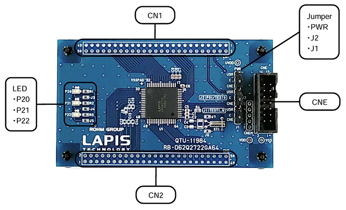 位置电路 - ROHM Semiconductor RB-D62Q2722GA64参考板